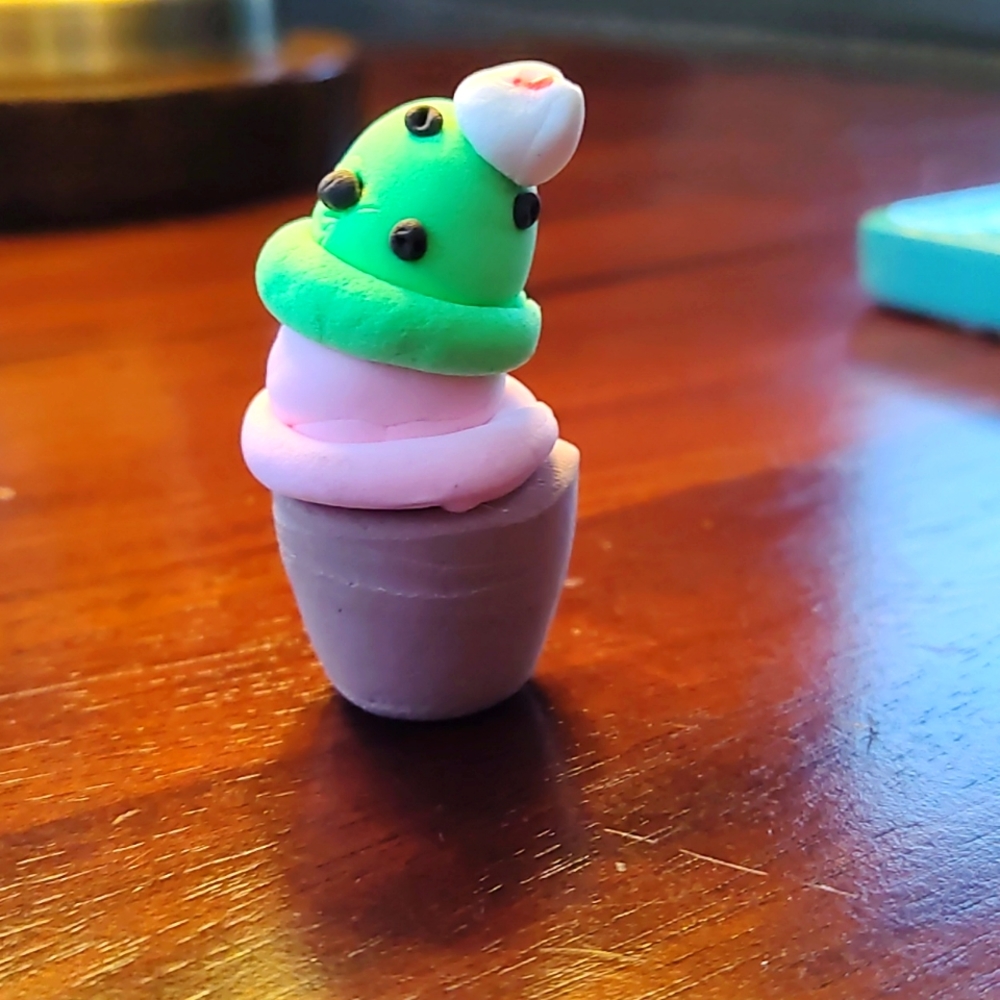 Kawaii Air dry clay figure todaly original character